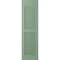 Ekena Millwork 12W x 77H Americraft Two Equal Louver Exterior Real Wood Shutters, Track Green, PR RW101LV12X77TGH - alternate 3